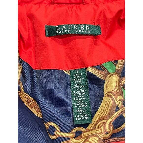 Lauren Ralph Lauren Womens red quilted jacket size small light weight - Picture 12 of 12